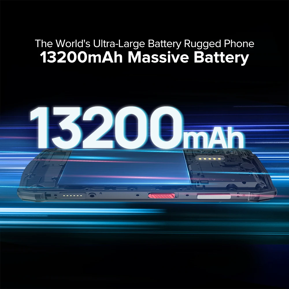 Ulefone-tel&eacute;fono smartphone Armor 13, m&oacute;vil resistente con sistema Android 11, 256 GB, 13200 mAh, resistente al agua, 6,81", 2.4G/5G, WLAN, NFC global-1