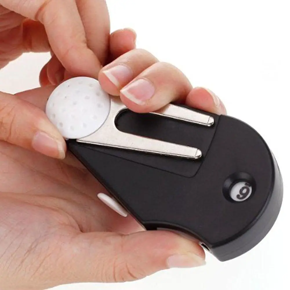 2 шт. складные инструменты для гольфа чистки кистей счетчик очков 4 в 1 Карманный