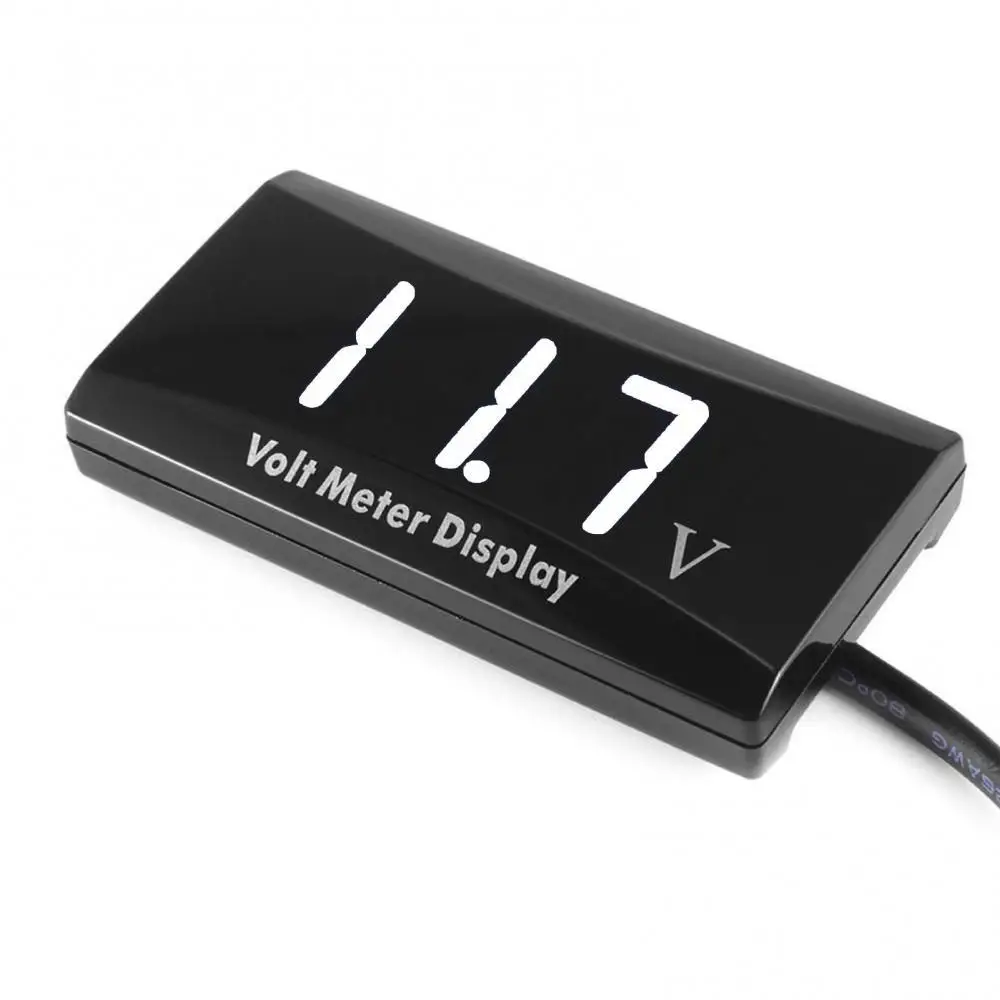 

85% Hot Sales!! YLF1101 Universal Digital Display Voltage Monitor Voltmeter for Car/Motorcycle