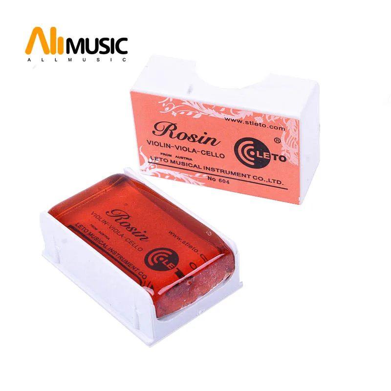 

10PCS Leto Violin Viola Cello Square Rosin Red with Plasic Box