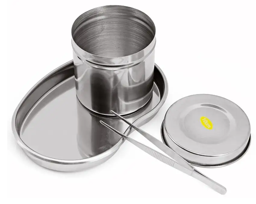 3 шт./комплект бак для стерилизации из нержавеющей стали| |