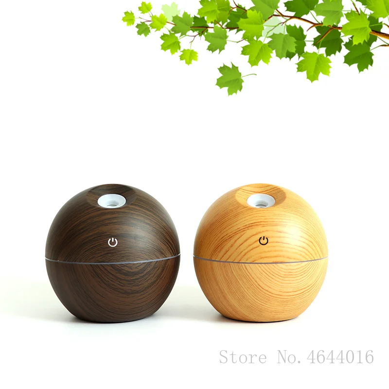 130 мл мини деревянный Электрический увлажнитель воздуха ультразвуковой диффузор