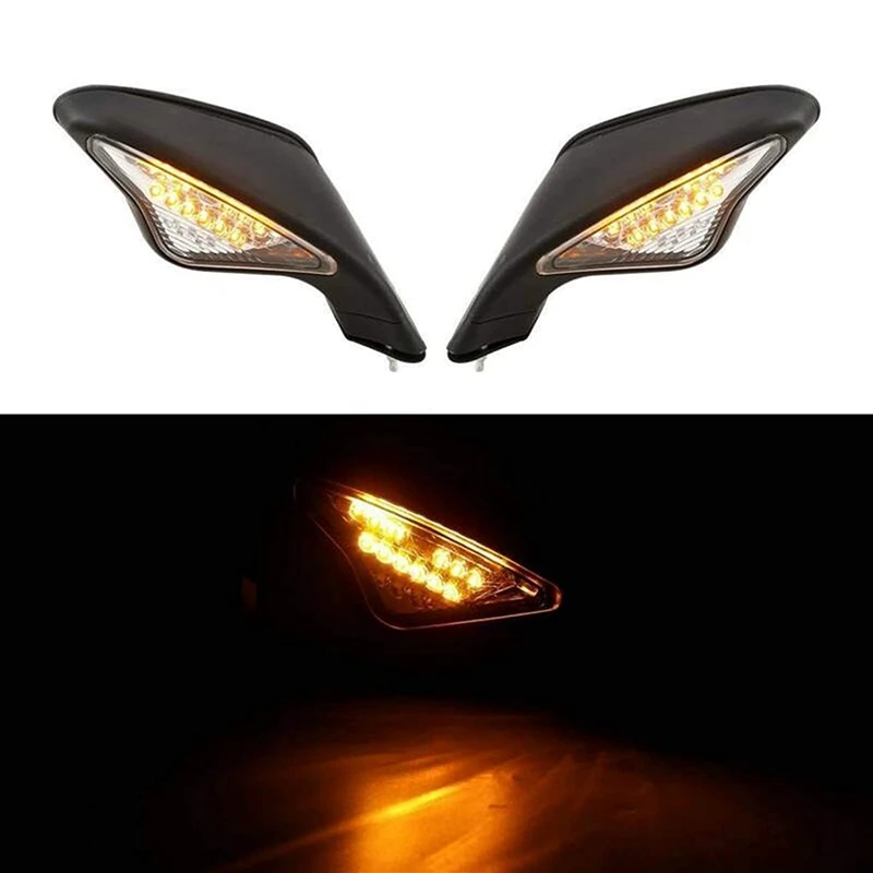

Motorcycle Rearview Mirror with Turn Signal LED Mirror for Ducati 848 1098 1098S 1098R 1198 1198S 1198R