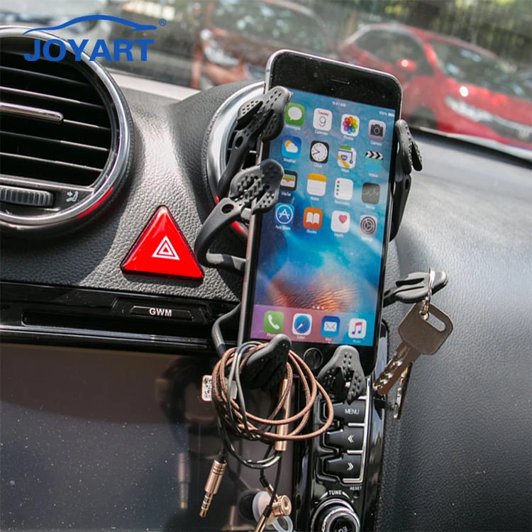 Автомобильный держатель телефона на вентиляции новый силиконовый гибкий