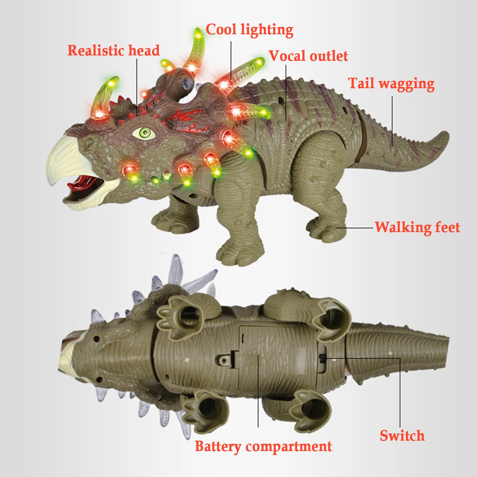 

Children Dinosaurs Electric Robot Sound Light Toy Excavation Jurassic Animals T Rex Educational Toys For Children exceptional