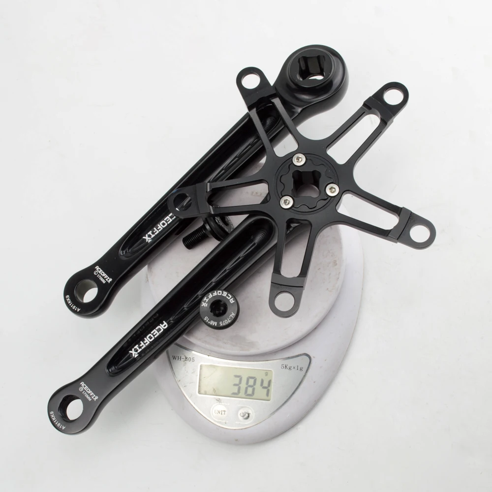 Складной Кривошип велосипеда из алюминиевого сплава с ЧПУ 170 мм квадратное