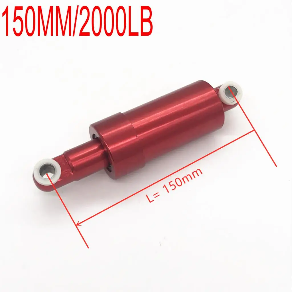 

Two Wheeled Electric Scooter Rear Damper 150mm/2000LB Shock Suspension with Aluminium Shell Red