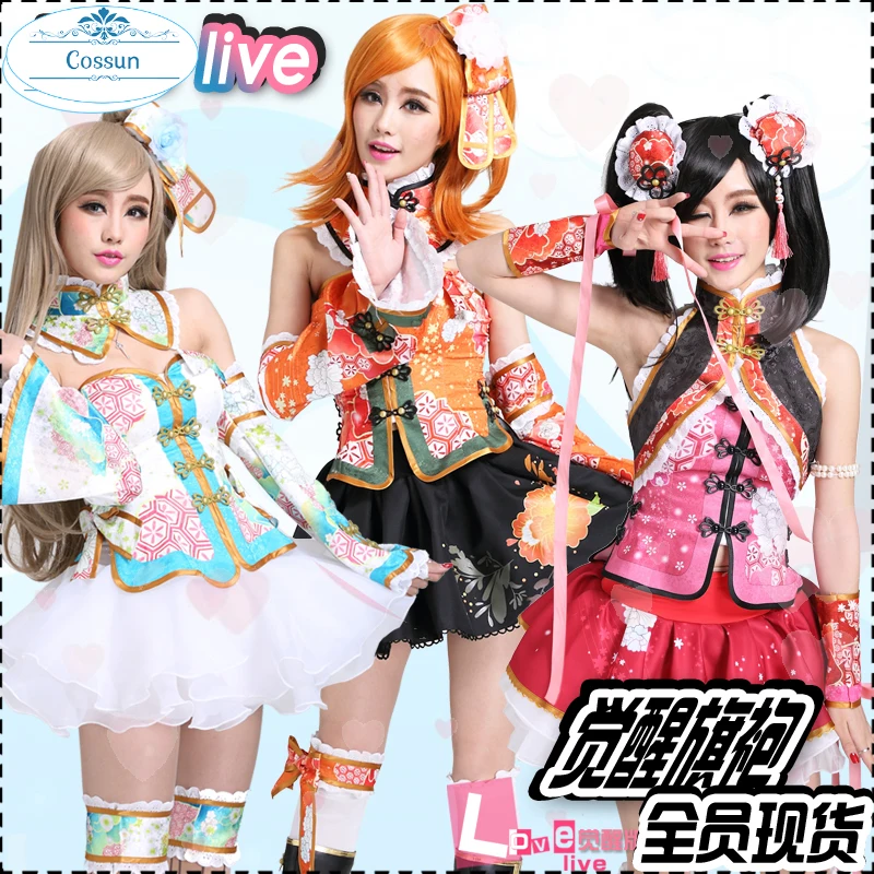 Обувь в стиле аниме Живая Любовь Cheongsam Пробуждение Minami Kotori Nico Косплэй костюм