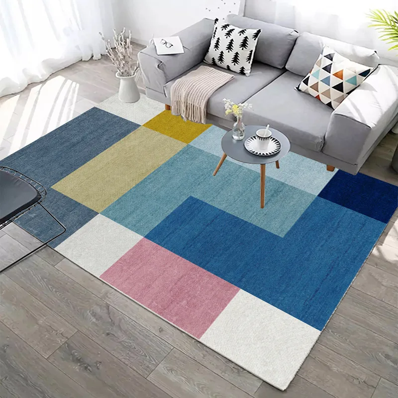 

Living room baby crawling floor mats Nordic style household modern minimalist model room carpet floor mats