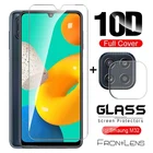 Защитное стекло 2 в 1 для Samsung Galaxy M32, M31, M51, M12, M30, M30S, M11, M21 2021, защита экрана, пленка для объектива камеры, закаленное стекло