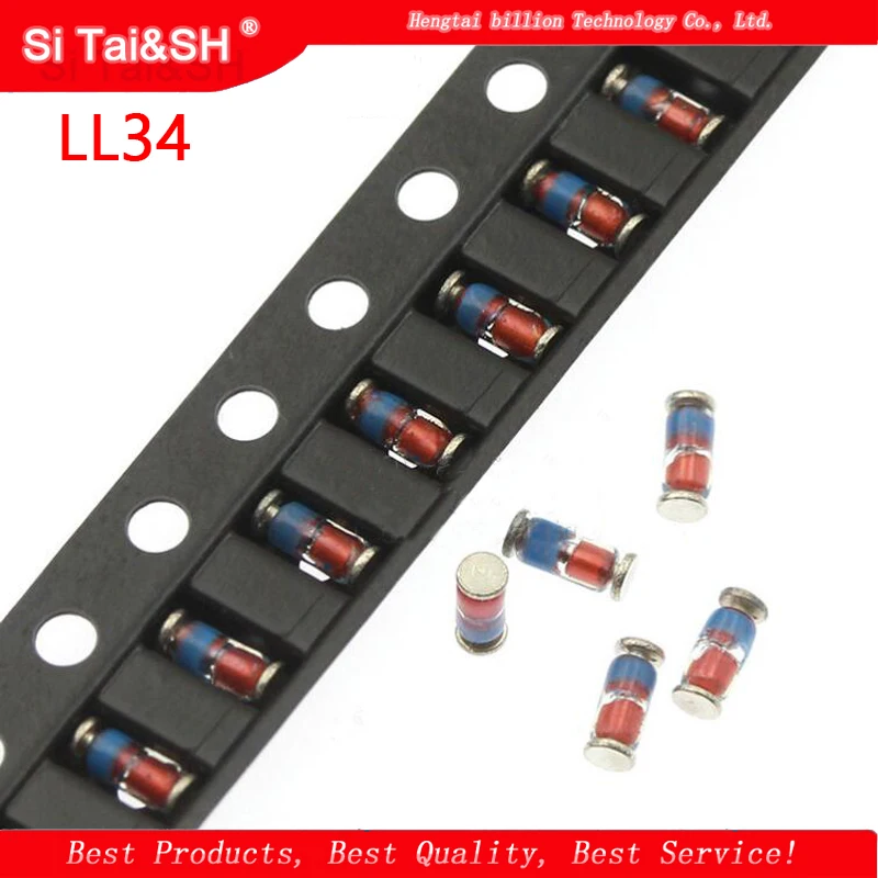 ZMM 3V 3V3 3V9 4V7 5V1 7V5 8V2 10V 12V 15V 16V 18V 20V 24V LL34 SMD Zener пакет диодов 1/2W 0 5 w чип диод 300 шт.|Диоды| |