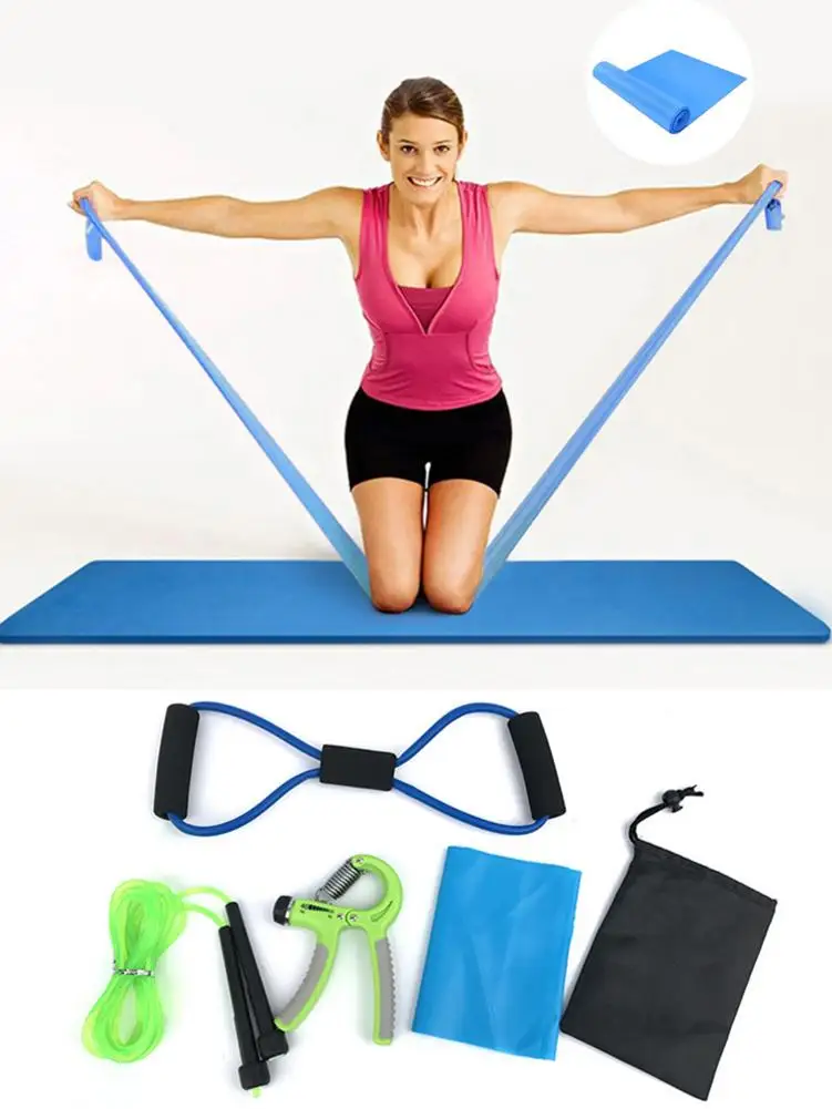 

5 In 1 Hand Exerciser Set Hand Training Device Adjustable Hand Grip Muscle Trainer For Fitness