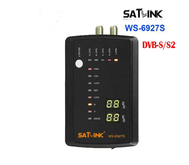SATLINK WS-6927S DVB-S S2 цифрового сигнала Finder метр MPEG-2 MPEG4 искатель | Электроника