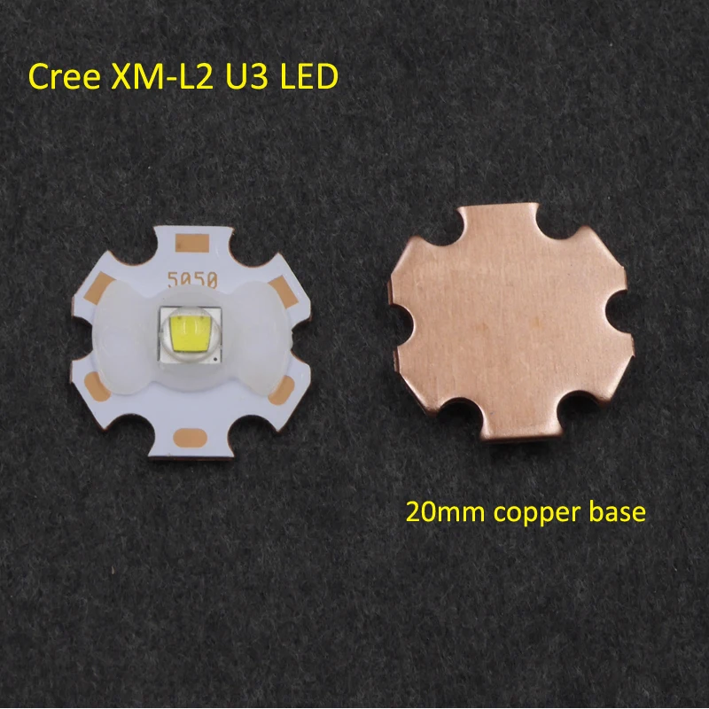17 мм AMC7135 печатная плата драйвера cree XPL V5 V6 HI V3 XML2 U3 светодиодный эмиттер на медной