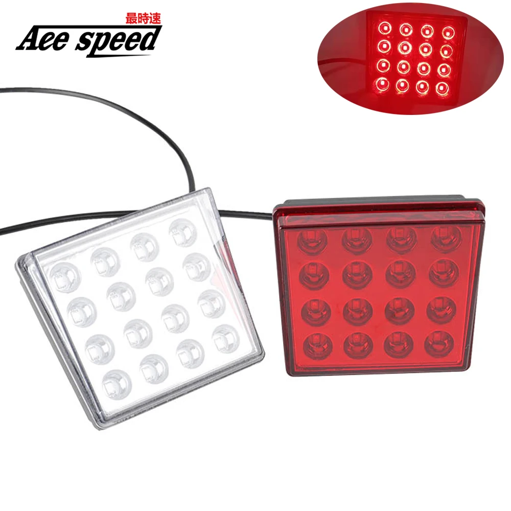 Универсальные Светодиодные Задние Стоп-сигналы Квадратные Летающие Фонари