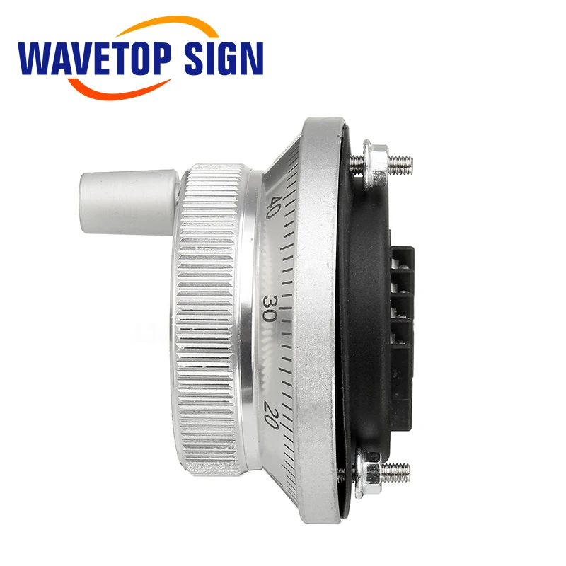CNC электронный маховик серебро cColor Dia.60mm число пульсаций 100 напряжение 5 В 12 24 Количество контактов 4 и 6