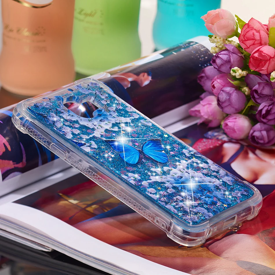 Блестящие жидкие зыбучие пески Чехлы для samsung Galaxy J4 J6 J3 J7 J2 Pro J4+ J6 Premium J400F J120 J510 J710 задняя крышка