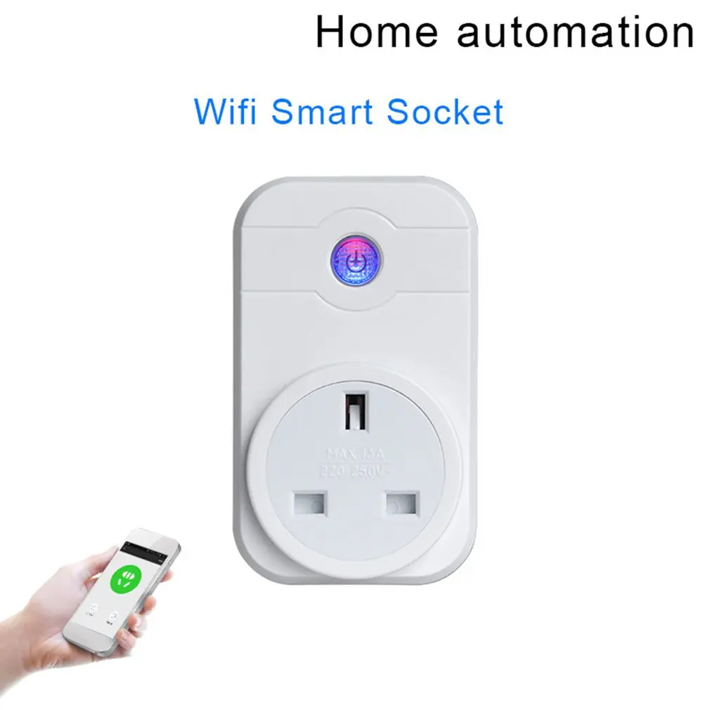 EU US UK Plug 2000 Вт wifi умная розетка приложение для телефона с домашней автоматизацией