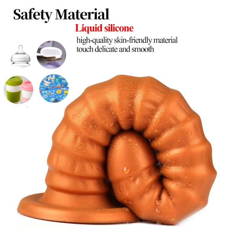 2020 супер большая силиконовая Анальная пробка массажер простаты Женский мягкий