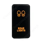 12 В оранжевые светодиодные задние фары для Toyota Landcruiser Hilux FJ Cruiser Tacoma Fortuner 4runner OEM Замена нажимного переключателя