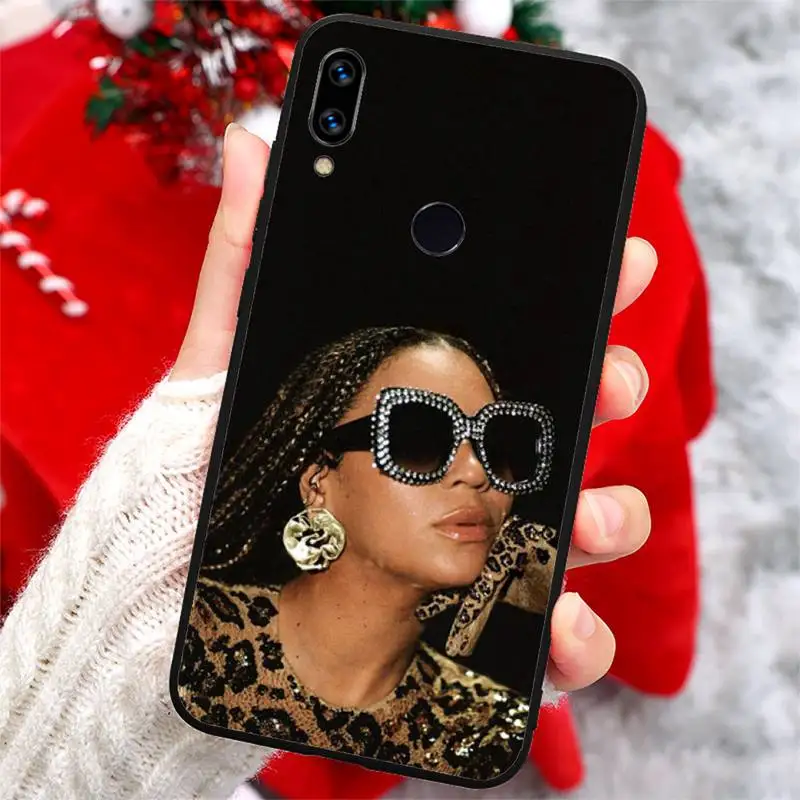 

Beyonce famous singer fashion high quality luxury Phone Case shell For Xiaomi Redmi note 7 8 9 t k30 max3 9 s 10 pro lite