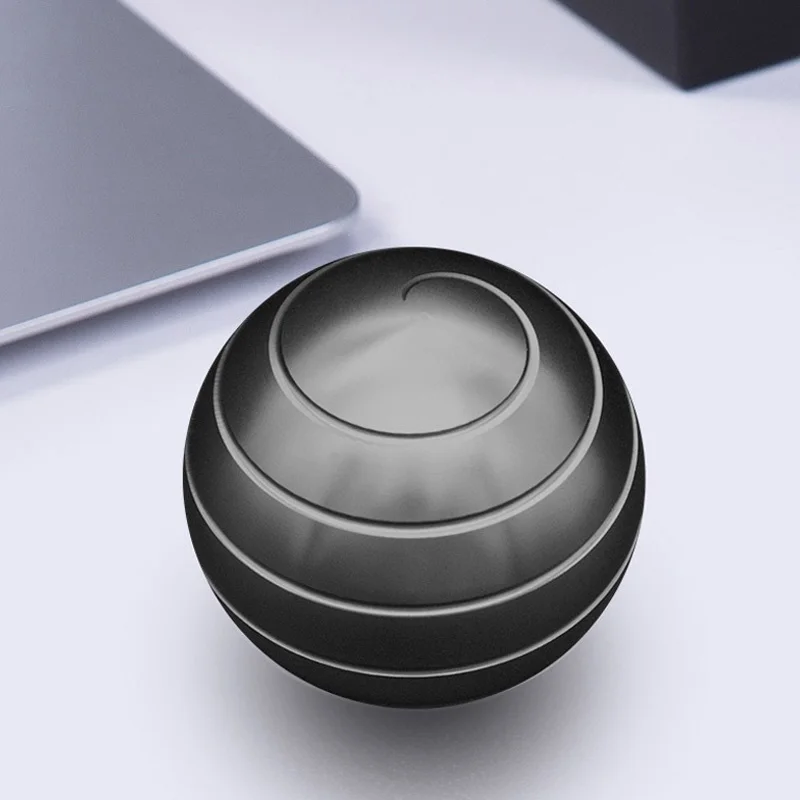 

Desktop Stress Relief Toy Aluminiumlegering Decompressie Hypnose Rotary Gyro Volwassen Vingertop Speelgoed Kinetische Kids Gift