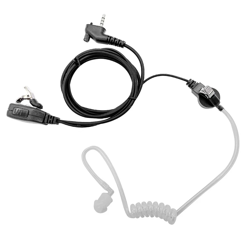 Enlarge Earpiece Headset Compatible with Motorola MTH600 MTH650 MTH800 MTH850 MTS850 Radio Black