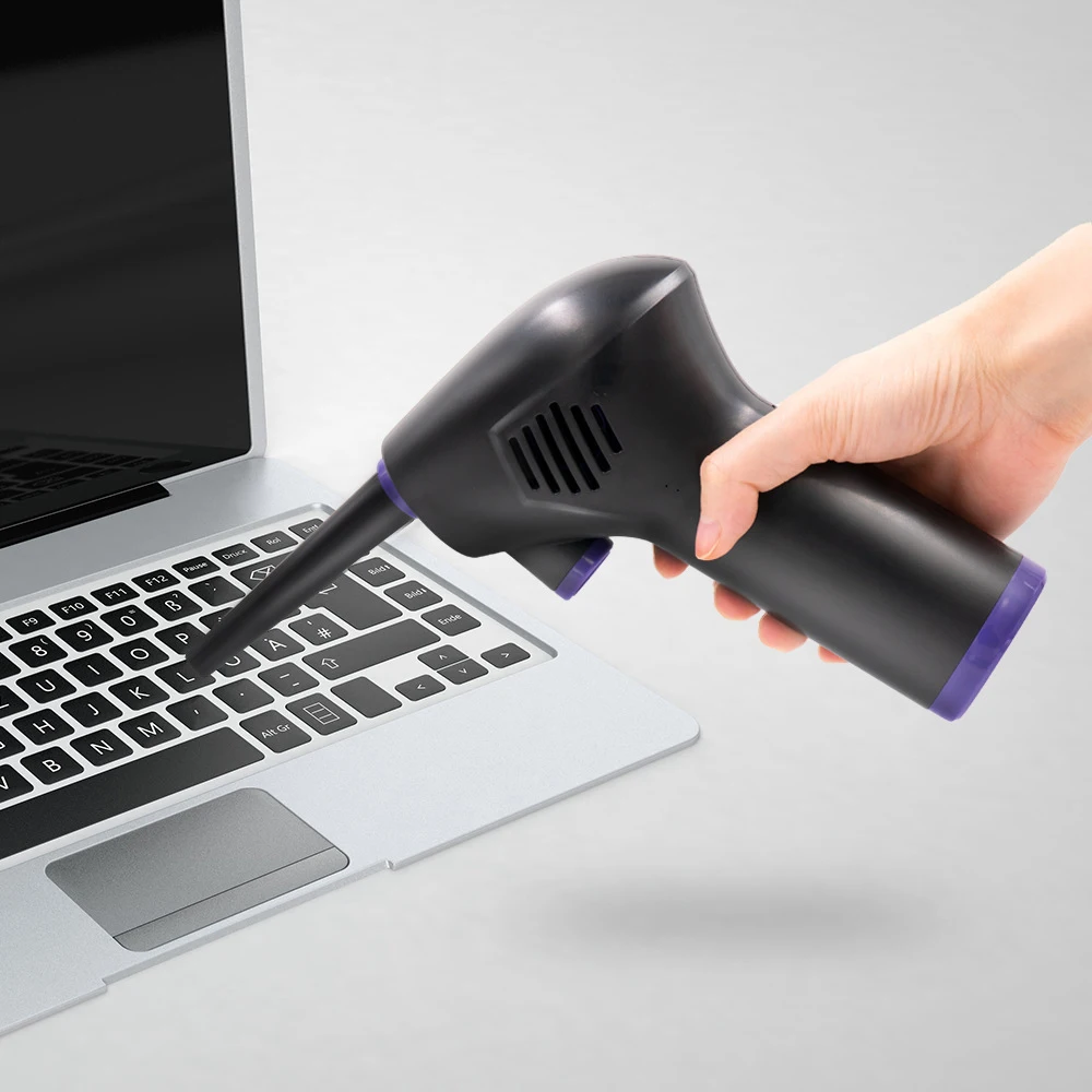 

New Style Dust Blower Handheld Rechargeable Hair Dryer Multi-Purpose Computer Window Sill Case Lens Home Powerful Dust Blower