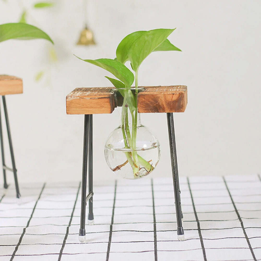 Креативная стеклянная бутылка ваза гидропонное растение прозрачные цветочные