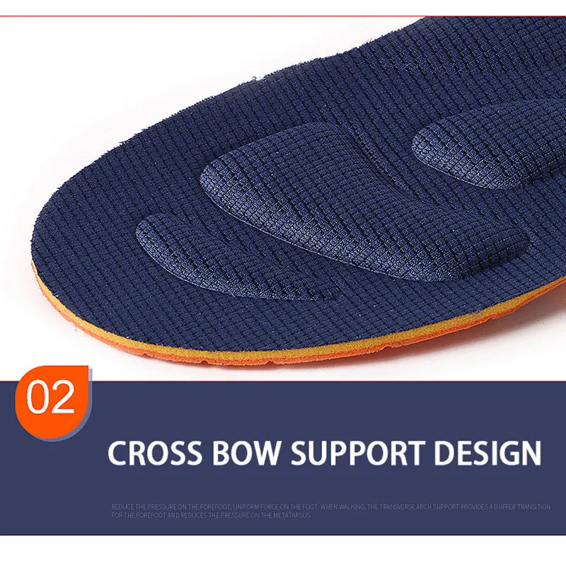 Memory Foam Sports Running insoles orthotic Arch Support Shoes Insole Man Women Flat Feet Breathable Orthopedic Insoles for feet