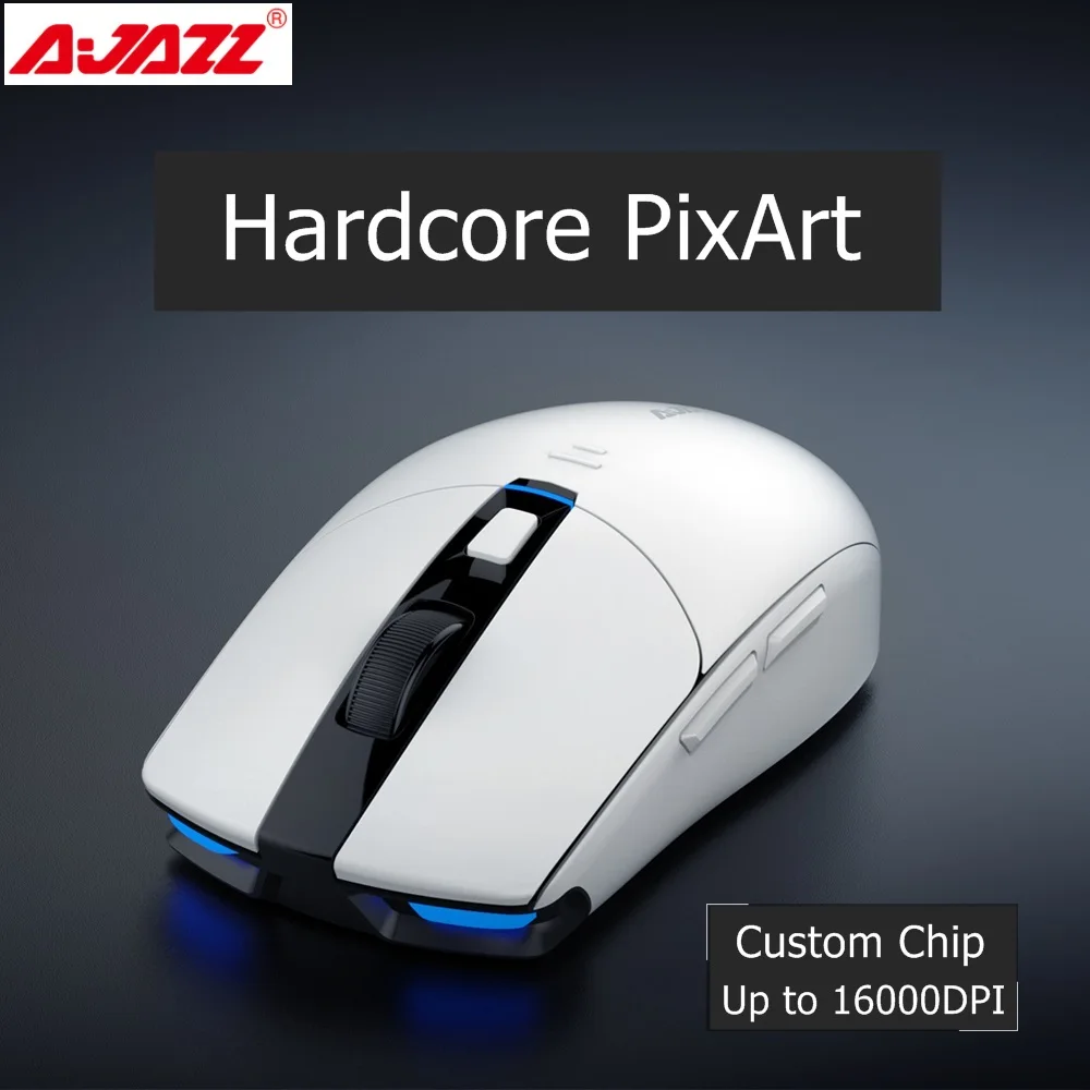 Новая Ajazz i303 Pro легкая беспроводная мышь с подсветкой 2,4 Ghz с заказным чипом, универсальная настольная мышь для ноутбука