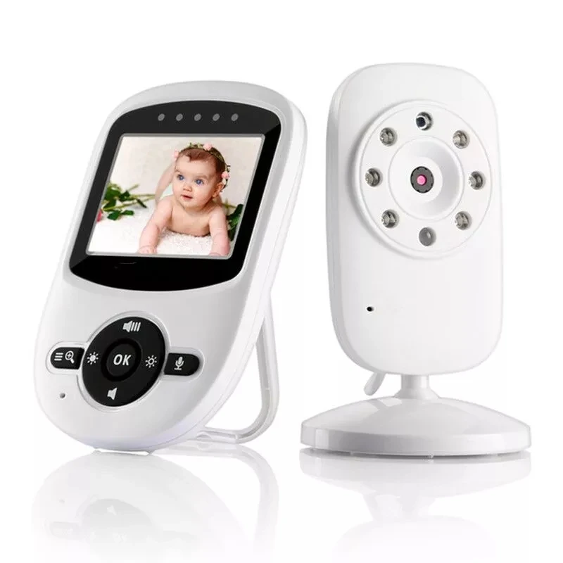 

Беспроводная видеоняня высокого разрешения, 2,4 дюйма, камера наблюдения за ребенком, ночное видение, мониторинг температуры, Babyphone