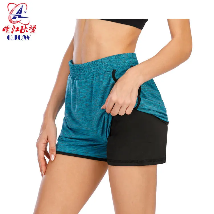Спортивные шорты женские новый стиль анти-экспозиции двойной слой