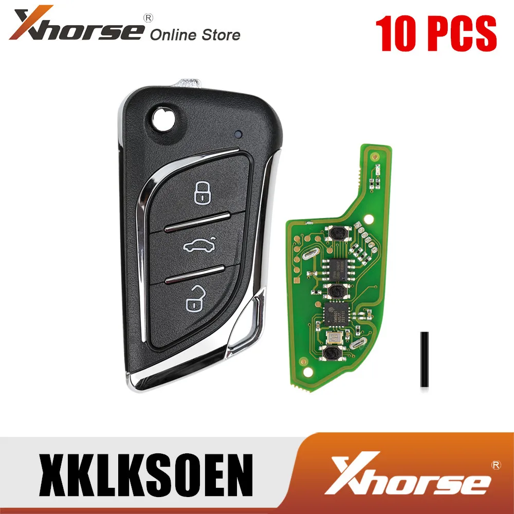 

XHORSE XKLKS0EN LEI.KSS Style (хромовое покрытие) 10 шт./лот