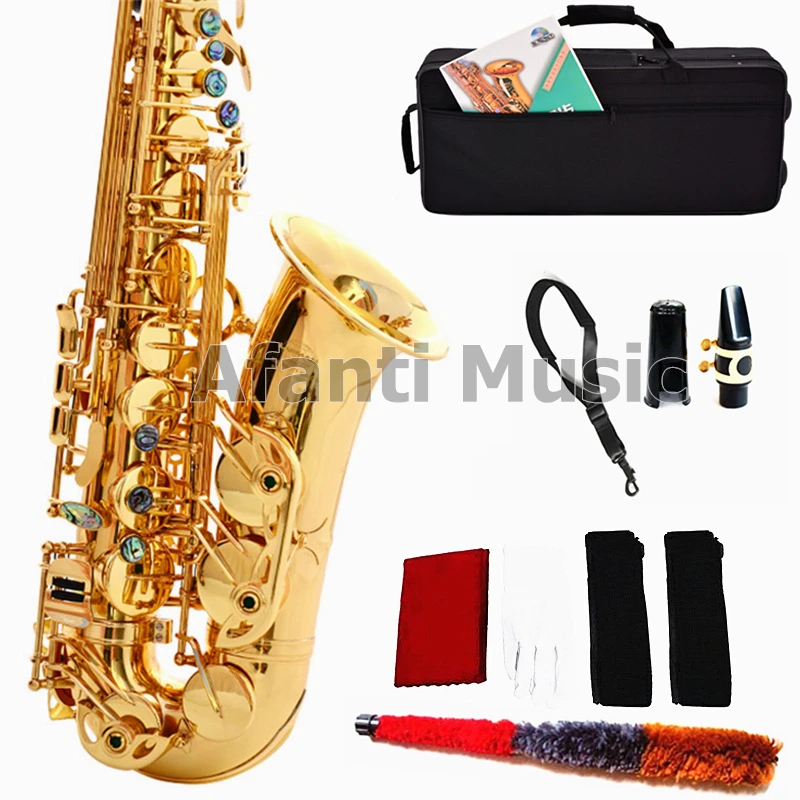 

Afanti Music Eb tone / Yellow Brass / Alto Saxophone (ASP-4387)