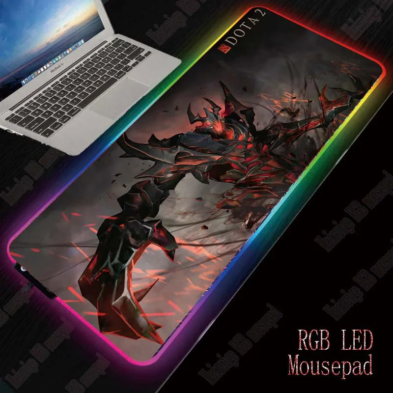 Большой игровой коврик для мыши XGZ RGB большой геймеров компьютерный со