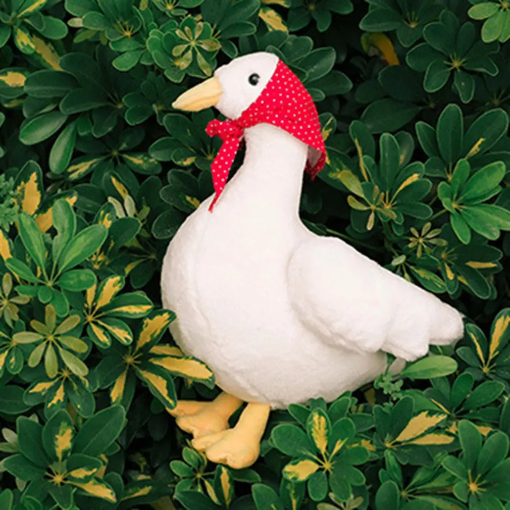 

Big White Goose Pillow Plush Toy Cute Sleeping Pillow Stuffed Doll Funny Sweet Gift For Friends Kids INS Hot