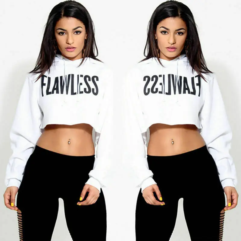 Женская свободная повседневная толстовка с капюшоном и буквенным принтом