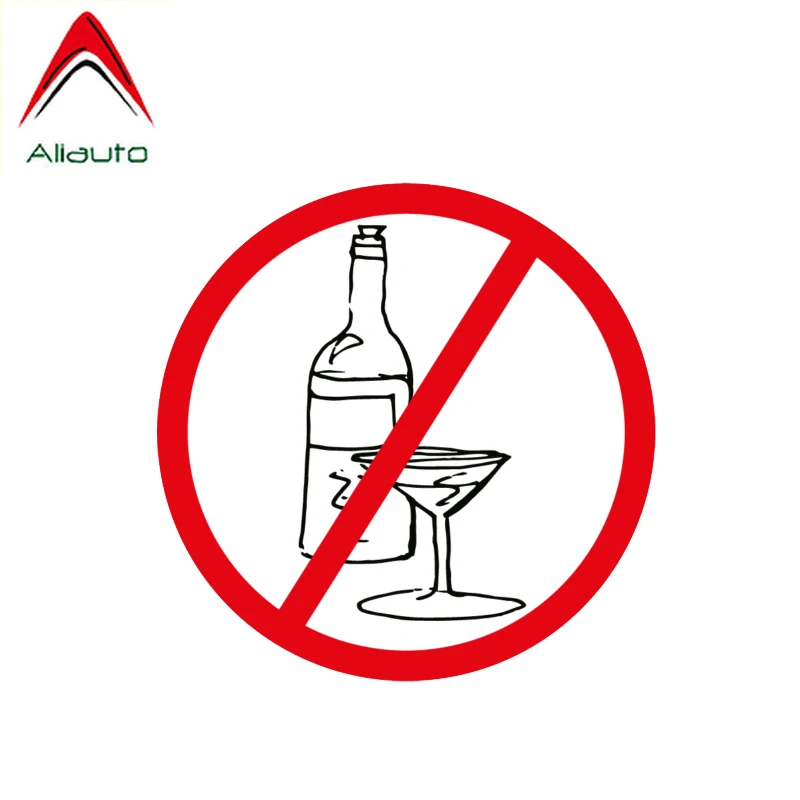 Aliauto осторожно стикер автомобиля без спирта аксессуары Водонепроницаемый
