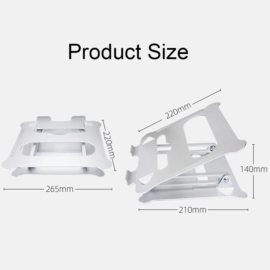 

Adjustable Laptop Stand Base Support Notebook Stand For Macbook Xiaomi Tablet Computer Cooling Pad Bracket Table Stand Lapdesk