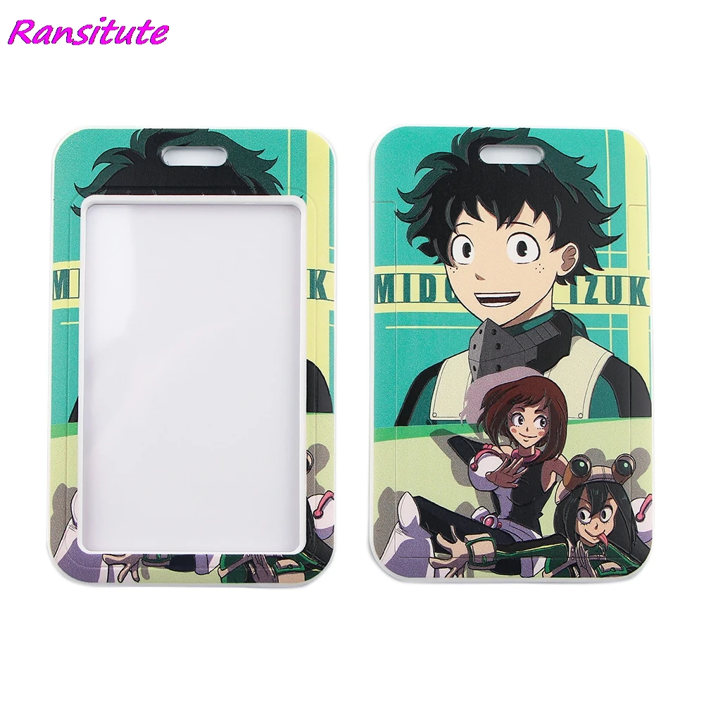 Ransitute R1649 аниме зеленая лягушка для девочек мой герой школьная шнурки кредитных