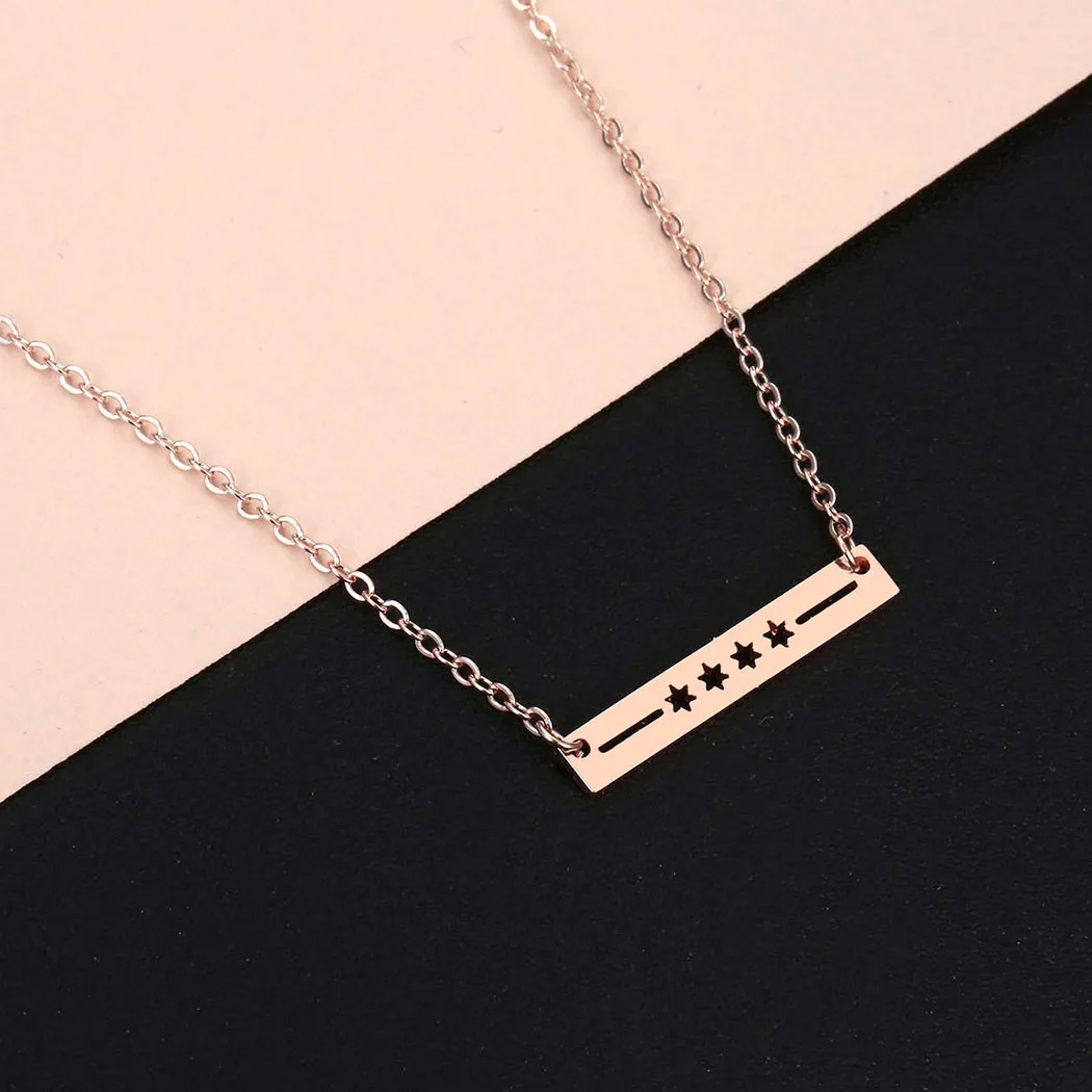 Ожерелье QIMING с флагом Чикаго для женщин и мужчин модный дизайн ожерелье