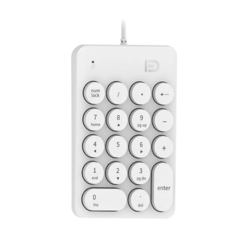 Тихий Мягкий сенсорный портативный цифровой клавиатуры 18 клавиш цифровая USB