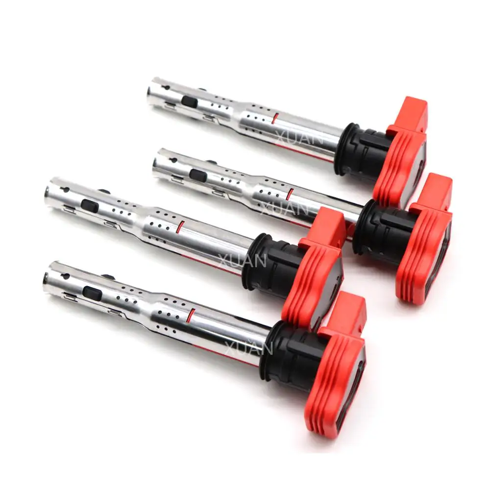 Катушка зажигания XUAN 06E905115E для Volkswagen CC Beetle Eos Golf R Tiguan Audi S3 A4 A5 A6 Q5 R8 Q7 TT allroad Quattro 2 0 л