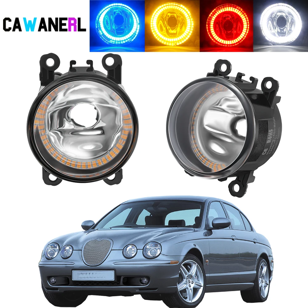 2 X противотуманные фасветильник ангельские глазки в сборе абажур + лампы для Peugeot