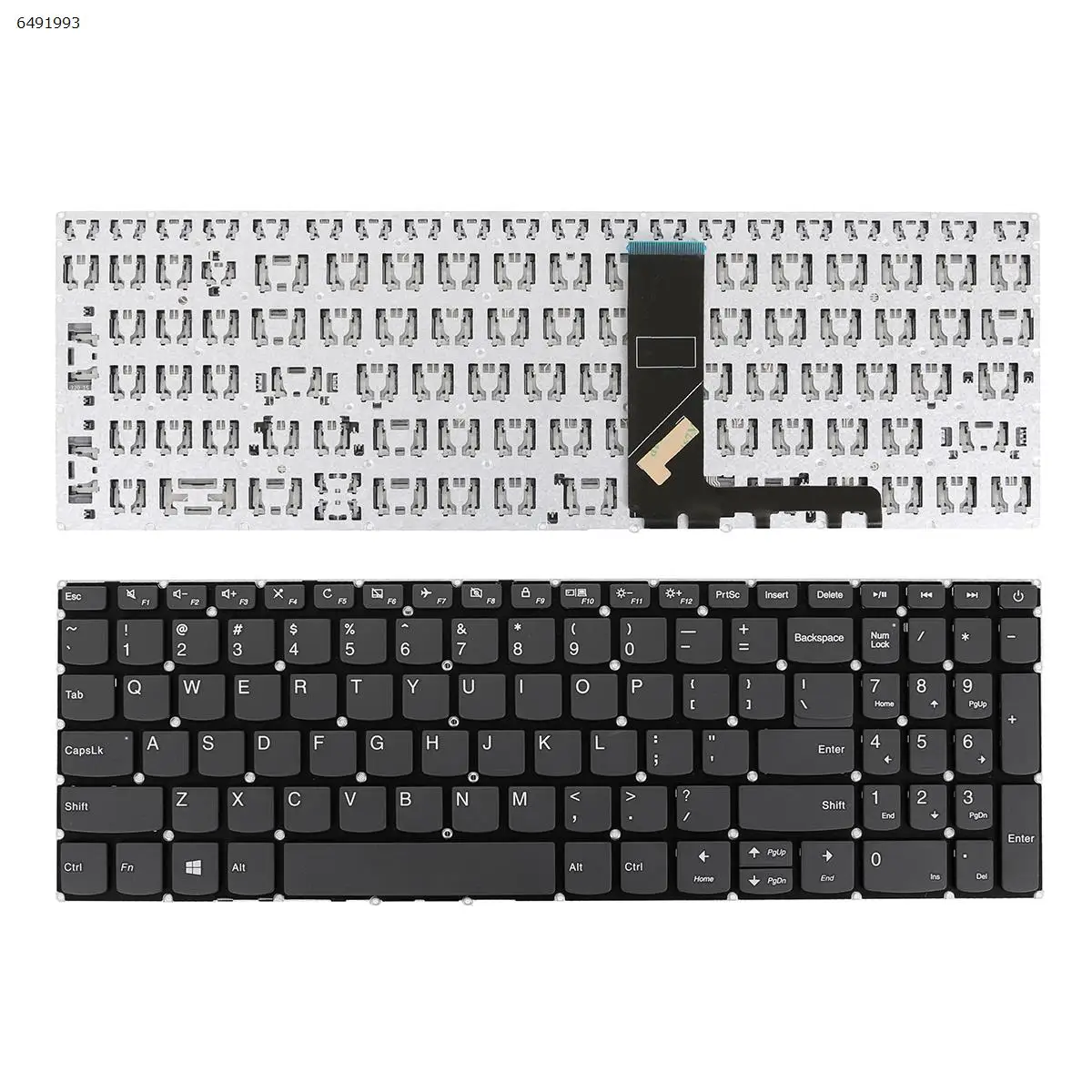 

US New Keyboard for Lenovo Ideapad 320L-15isk 320R-15isk 320E-15isk 320H-15isk 320-17ast 320-17abr Laptop Black