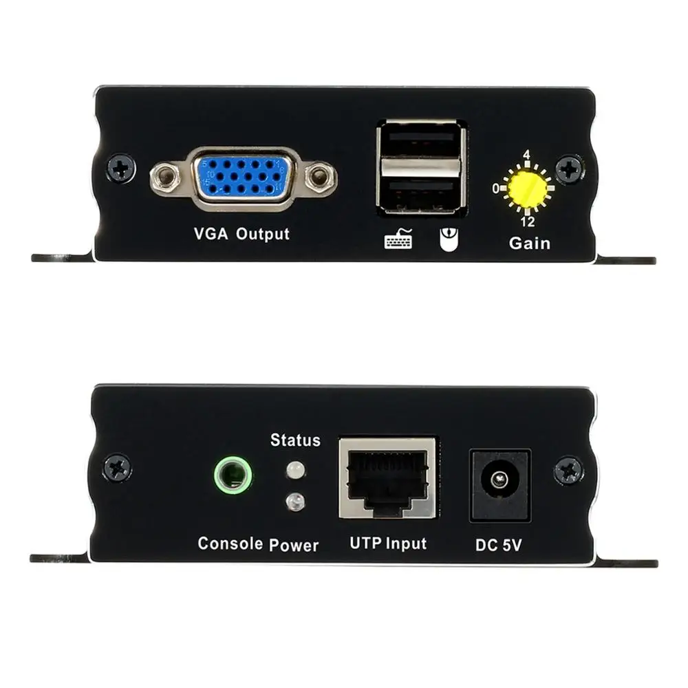 VGA KVM Extender Over CAT5 via UTP FTP Up to 984ft Long Range (1 TX+1 RX) | Компьютеры и офис