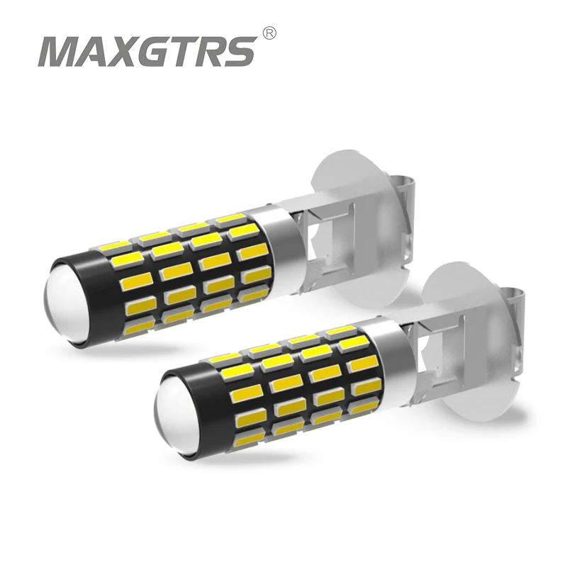 

2x H3 H1 H27 880 881 3014 78SMD светодиодный Замена лампы Противотуманные фары Дневные Фары Светильник s Canbus без ошибки дневные ходовые огни светильник а...