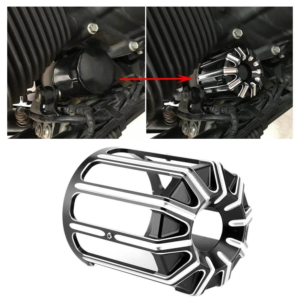 

Крышка масляного фильтра CNC в алюминиевой полосе, аксессуары для мотоциклов