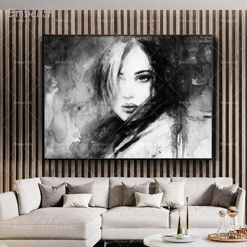 

Embelish 1 Pieces HD Print On Canvas Paintings Loner Beautiful Woman Modern Home Decor Pictures Bedroom Wall Art Large Posters